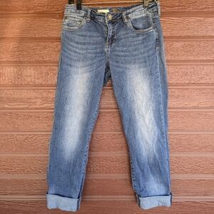 🖖 Kut From The Kloth 🖖 Catherine Mid-Rise Boyfriend Tapered Leg Denim Jeans